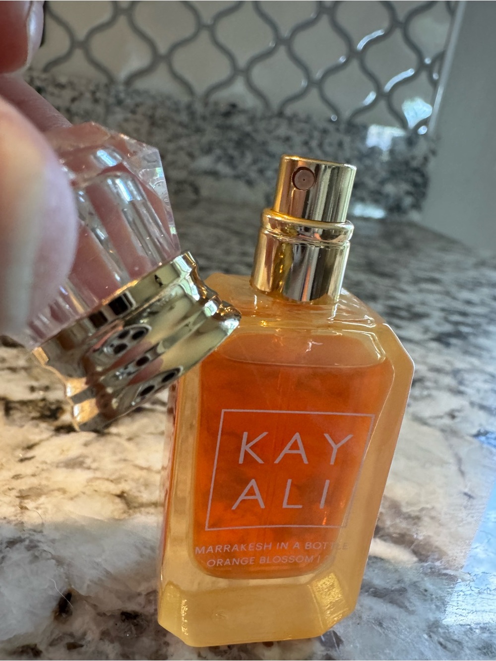Kayali Marrakesh In A Bottle Orange Blossom Perfume - Orange/Gold Bottle - Picture 4 of 4